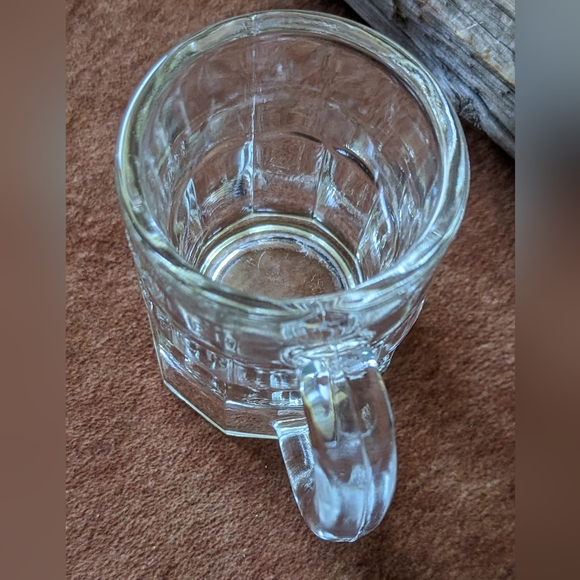 Vintage 1940's A&W Root Beer Mini Mug Embossed Heavy Glass Mug - Picture 10 of 11